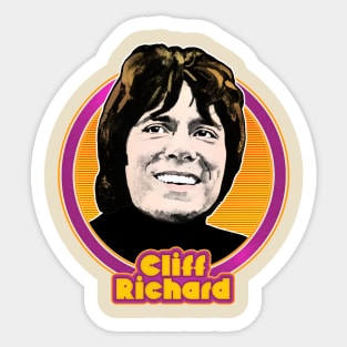 Cliff Richard /// 1970s Style Fan Design Sticker